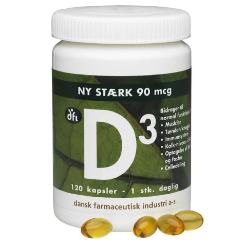 DFI D3-Vitamin 90 Mcg (120 kap)