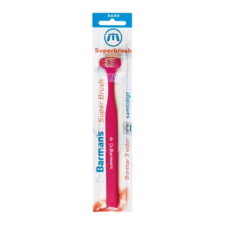 Dr. Barman's SuperBrush Børn 0-6 År Ass. (1 stk)