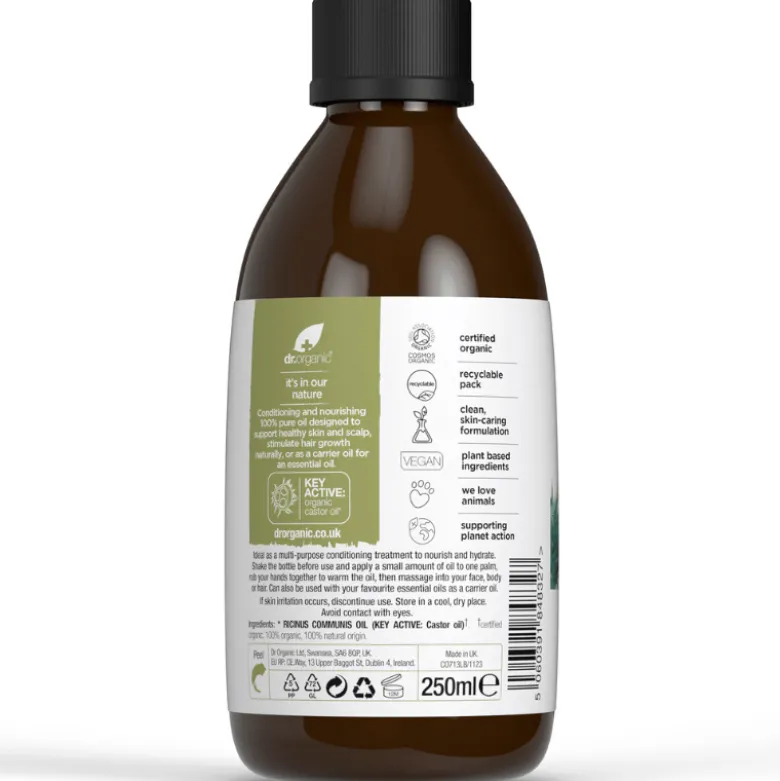 Dr. Organic 100 % Pure Castor Oil (250 ml)