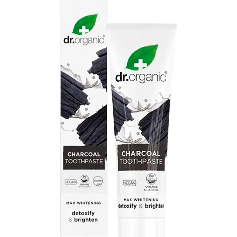 Dr. Organic Tandpasta Extra Whitening Charcoal (100 ml)