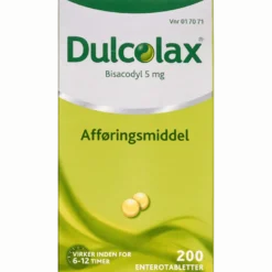 Dulcolax Afføringsmiddel Enterotabletter 5 mg (200 tabl)