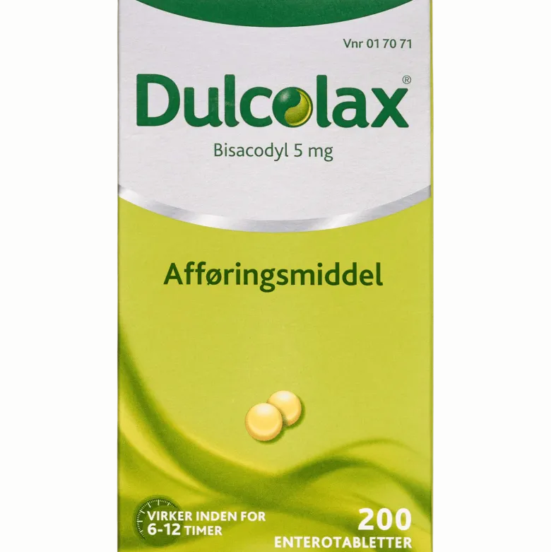 Dulcolax Afføringsmiddel Enterotabletter 5 mg (200 tabl)
