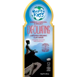 Earth Kiss Bamboo Charcoal & Walnut Exfoliating Mask (10 gr)