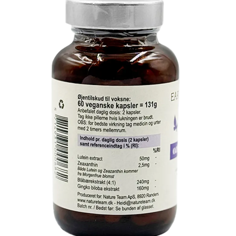 Earth Nutrition Øjen Support Mix (60 kaps)