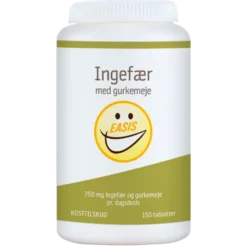 EASIS Ingefær Med Gurkemeje (150 tabs)