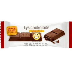 EASIS Lys Chokoladebar Med Karamelfyld (28 g)