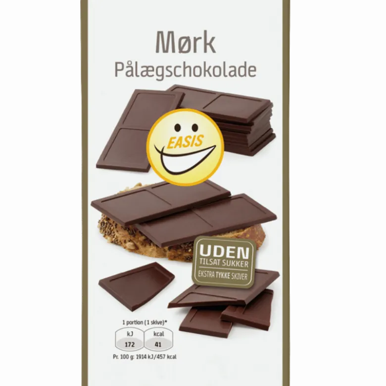 EASIS Mørk Pålægschokolade (144 g)