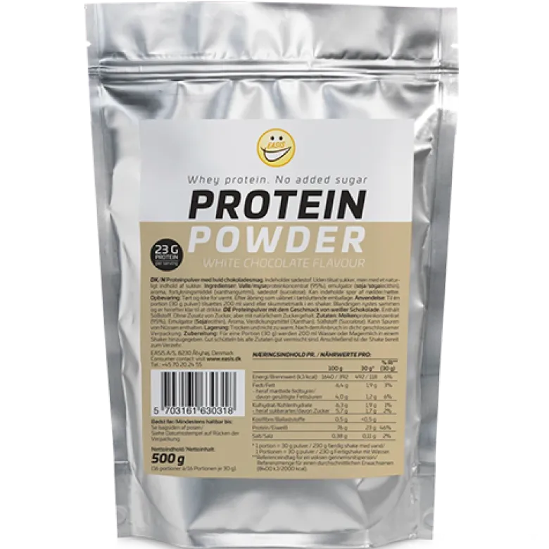 EASIS Proteinpulver Hvid Chokoladesmag (500 g)