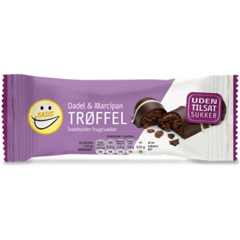 EASIS Trøffel m. Dadler og Marcipan (30 g)