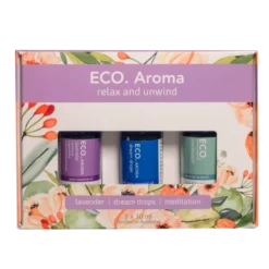 ECO. Aroma Relax And Unwind Trio - Lavender, Dream Drops, Meditation Blend (3x10 ml)