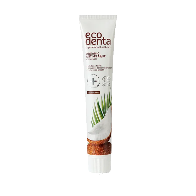Ecodenta Tandpasta m. Kokosnød u. Flour (75 ml)