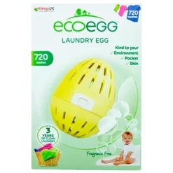 EcoEgg Vaskeæg Uden Duft - 720 Vaske (1 stk)