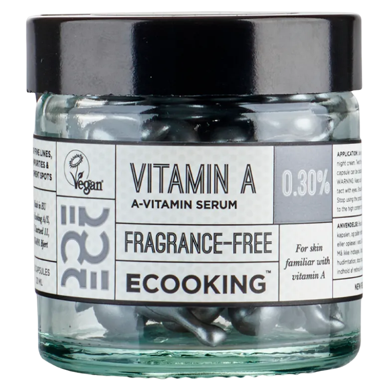 Ecooking Face A-Vitamin 0,30% Parfumefri (60 stk)