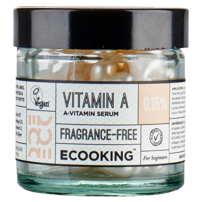 Ecooking Face A-Vitamin 0,15% Parfumefri (60 stk)