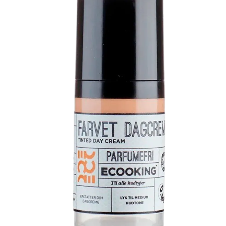Ecooking Farvet Dagcreme Parfumefri (30 ml)