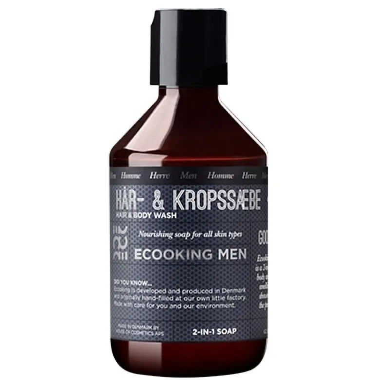 Ecooking Hår & Kropssæbe (250 ml)