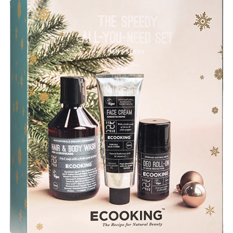 Ecooking Men Skincare Black Cardboard Box (1 stk)