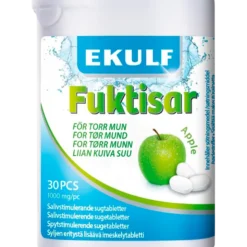 Ekulf Fuktisar Apple Sugetabletter (30 stk)