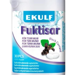 Ekulf Fuktisar Black Currant Sugetabletter (30 stk)