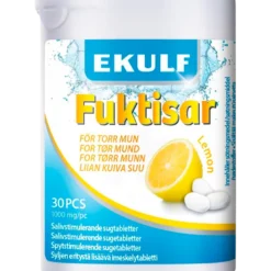 Ekulf Fuktisar Lemon Sugetabletter (30 stk)