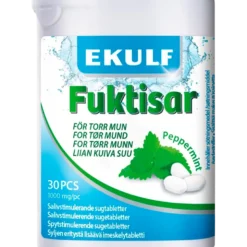 Ekulf Fuktisar Peppermint Sugetabletter (30 stk)