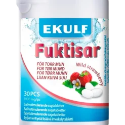 Ekulf Fuktisar Wild Strawberry Sugetabletter (30 stk)