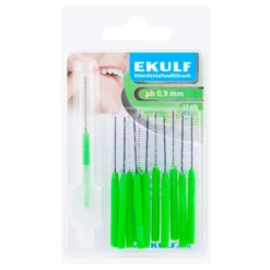 Ekulf PH Mellemrumsbørste 0,9 mm Grøn (12 stk)