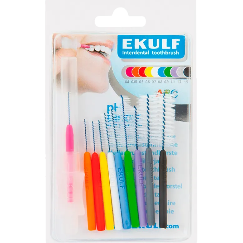 Ekulf PH Mellemrumsbørster Mix Pakke (10 stk)