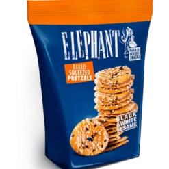 Elephant Pretzels Black & White Sesame (180 g)