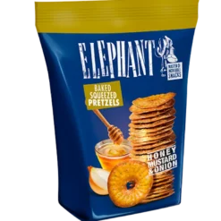 Elephant Pretzels Honey Mustard & Onion (160 g)