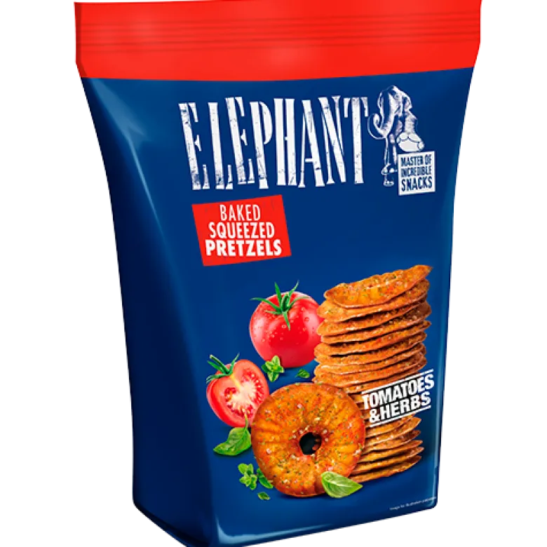 Elephant Pretzels Tomatoes & Herbs (160 g)