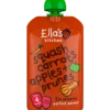 Ellas Kitchen Babymos Butternutgræskar/Squash/Gulerod æble/Sveske Ø 4 Mdr (120 gr)