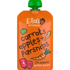 Ellas Kitchen Babymos Gulerod/Æble/Pastinak Ø 4 Mdr (120 gr)