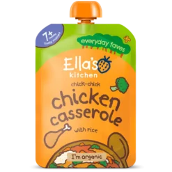 Ellas Kitchen Babymos Kylling/Ris/Grøntsager Ø 7 Mdr (130 gr)