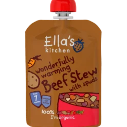Ellas Kitchen Babymos Oksekød/Kartoffelgrøntsager Ø 7 Mdr (130 gr)