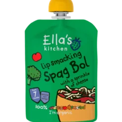 Ellas Kitchen Babymos Spaghetti Bolognese Ø 7 Mdr (130 gr)