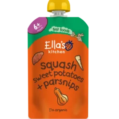 Ellas Kitchen Mos m. squash, sød kartoffel og pastinak (120 g)