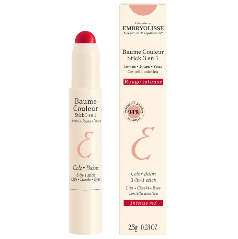 Embryolisse Color Balm 3-In-1 Stick Intense Red 2,5G (2,5 g)