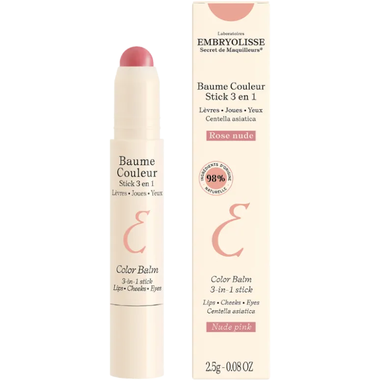 Embryolisse Color Balm 3-In-1 Stick Raspberry Pink 2,5G (2,5 g)