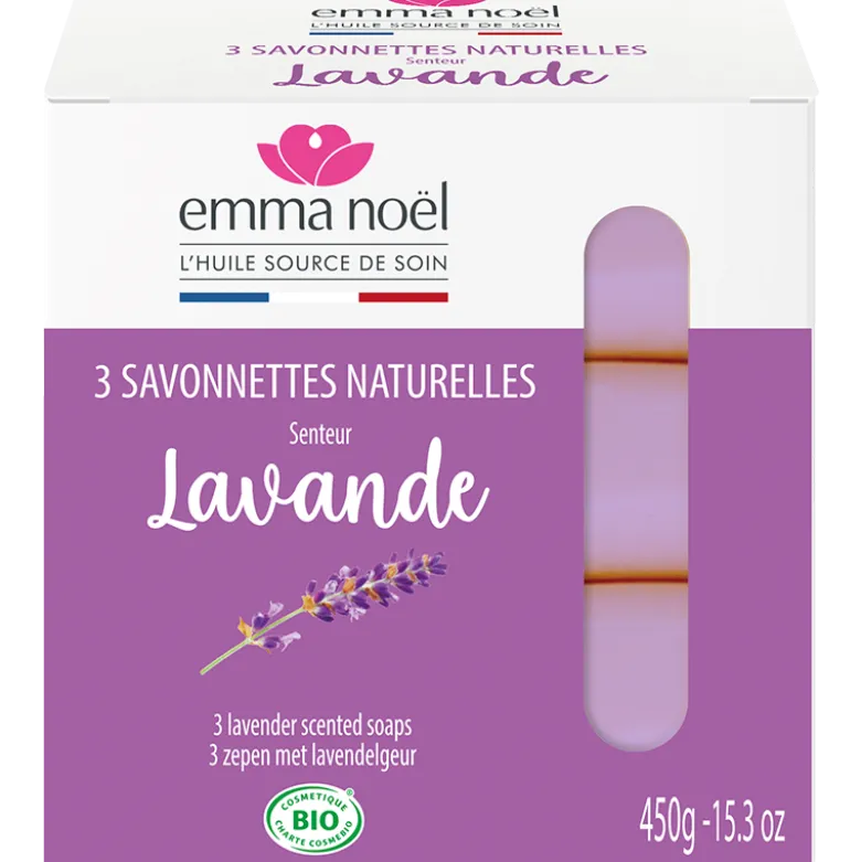 Emma Nöel Lavendel Sæbe 3 X 150 gr. (450 gr)