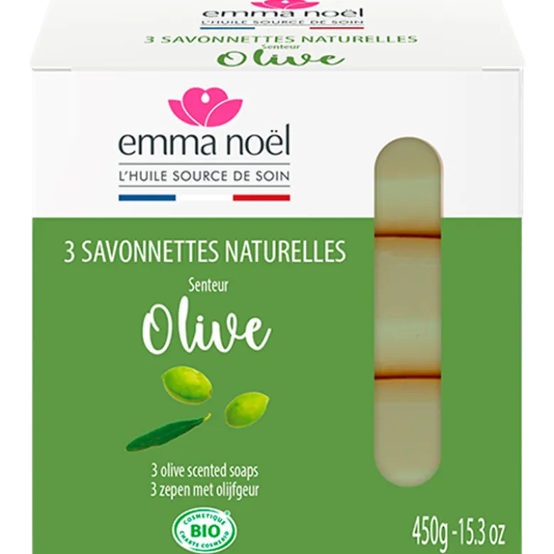 Emma Nöel Oliven Sæbe 3 X 150 Gr. (450 gr)