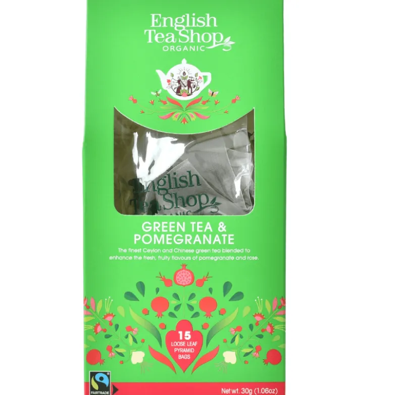 English Tea Shop Green Tea & Pomegranate Ø (15 stk)