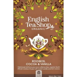 English Tea Shop Rooibos, Cocoa & Vanilla Tea Ø (20 breve)
