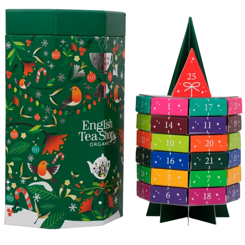 English Tea Shop Te Julekalender Juletræ Ø (25 stk)