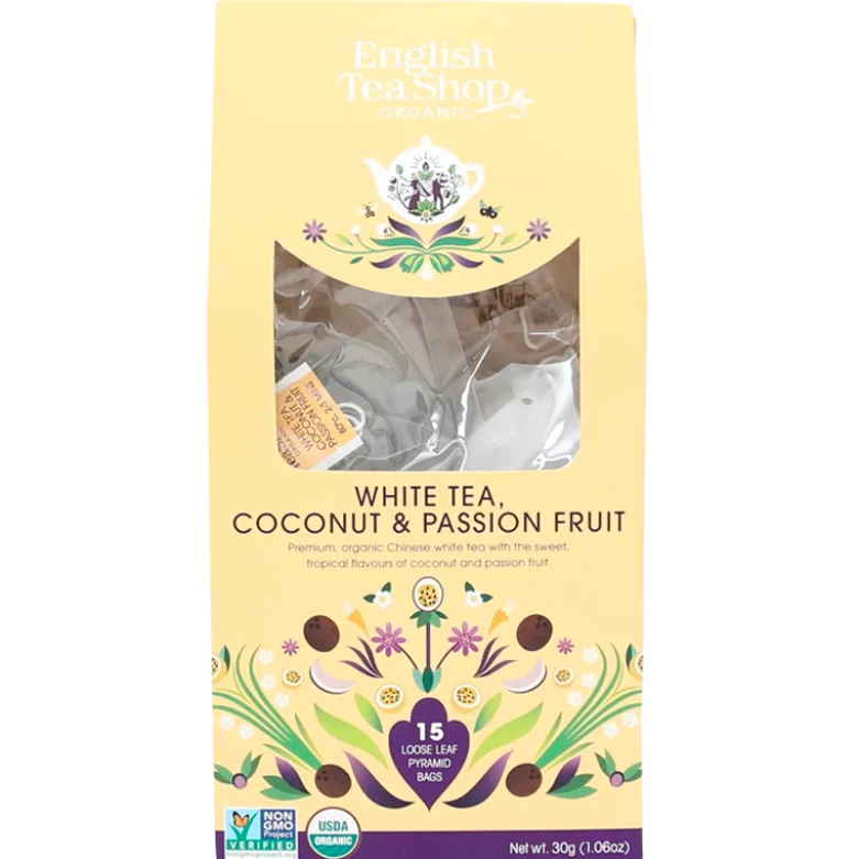 English Tea Shop White Tea, Coconut & Passion Fruit Ø (15 stk)