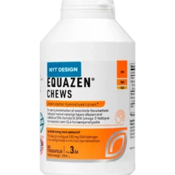 Equazen (Eye Q) Chews Fiskeolie m. Jordbærsmag (360 tyggekapsler)