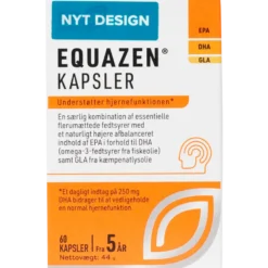 Equazen Fiskeolie Kapsler (60 kap)