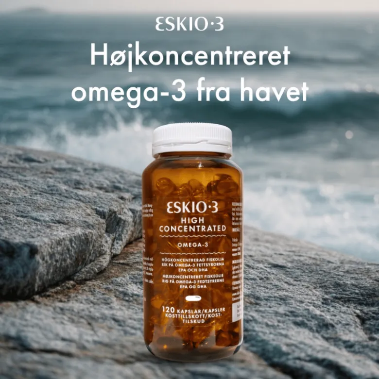Eskio-3 High Concentrate Omega-3 (120 kap)