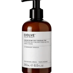 Evolve Organic Sunless Glow 3-in-1 Gradual Tan (250 ml)