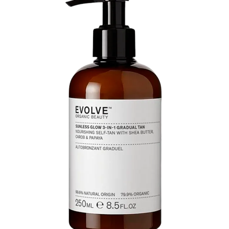 Evolve Organic Sunless Glow 3-in-1 Gradual Tan (250 ml)
